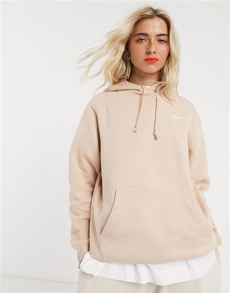 nike air beige black hoodie|nike polyester hoodie.